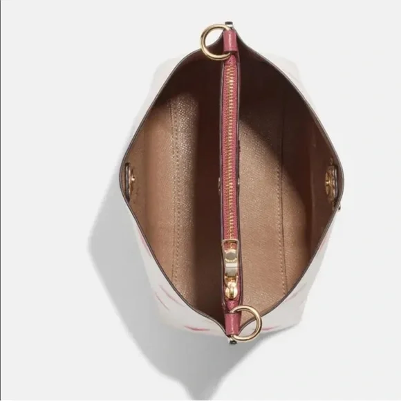 Coach Limited Edition Mollie Bucket Bag With Stripe Heart Print - Picture 2 of 15